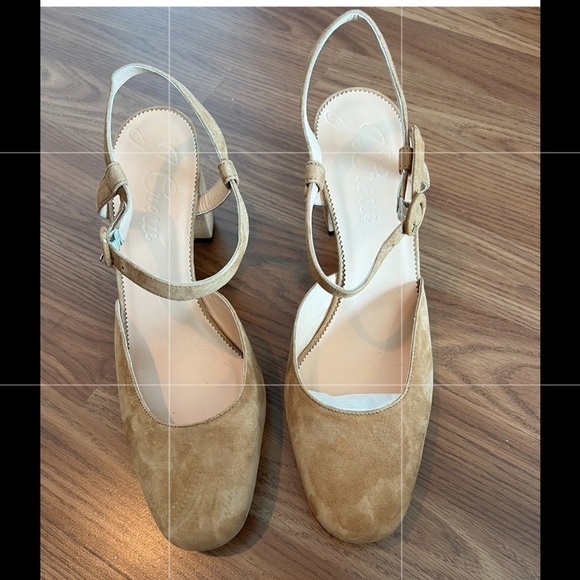 J. Crew Maisie ankle-strap pumps in suede - Picture 1 of 16